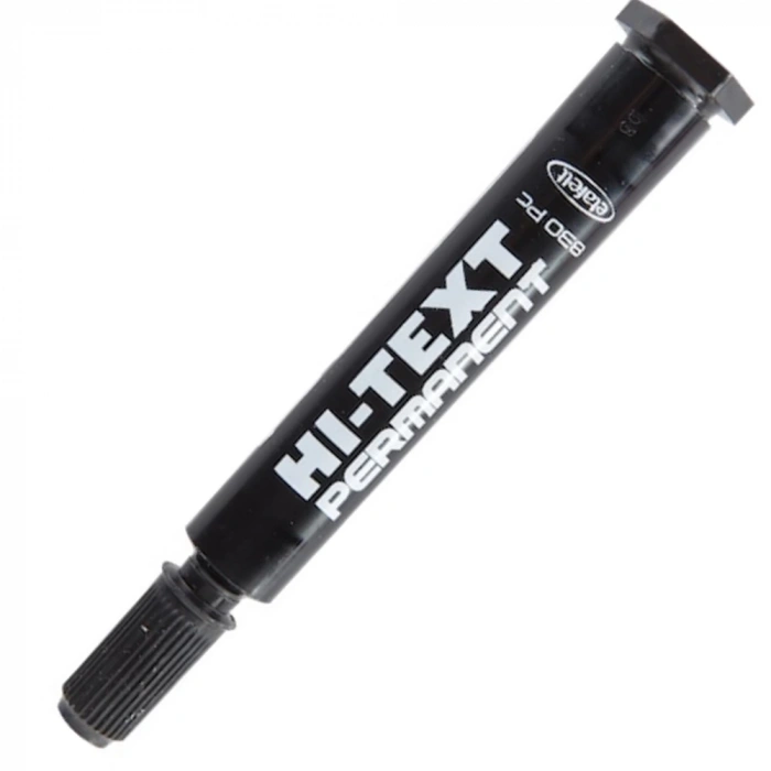 Hi-Text Markör Permanent Kesik Uçlu Siyah 830PC