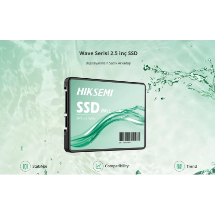 HIKSEMI HS-SSD-WAVE(S) 2048G, 550-510Mb/s, 2.5", SATA3, 3D NAND, SSD
