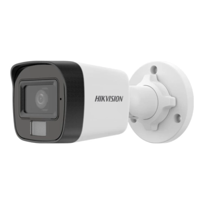 HIKVISION DS-2CD1021G2-LIUF 2Mpix, 2,8mm Lens,  H265+,20Mt Gece Görüşü, Hybrid Light, SD Kart,Dahili Mikrofon, PoE, Bullet IP Kamera