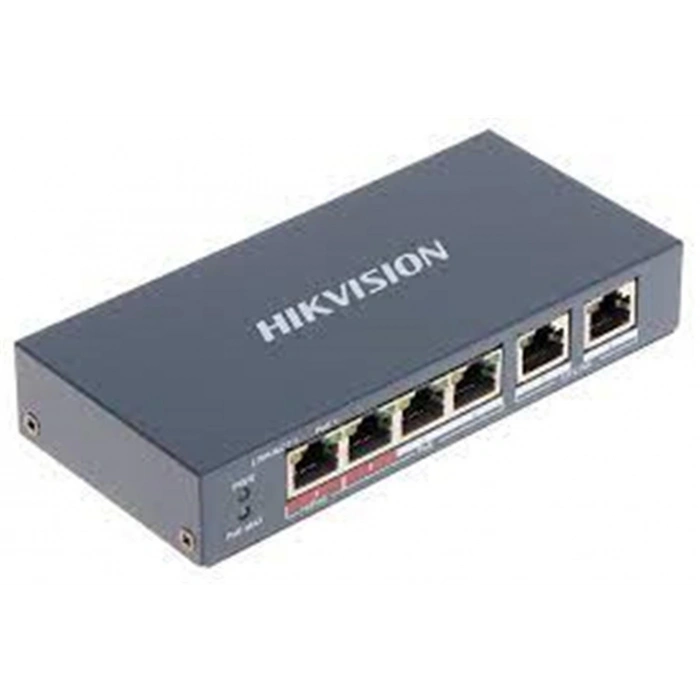 Hikvision Ds-3e0106p-e-m 4 Portlu 10-100 Fast Ethernet Switch- 4 Port Poe 35w