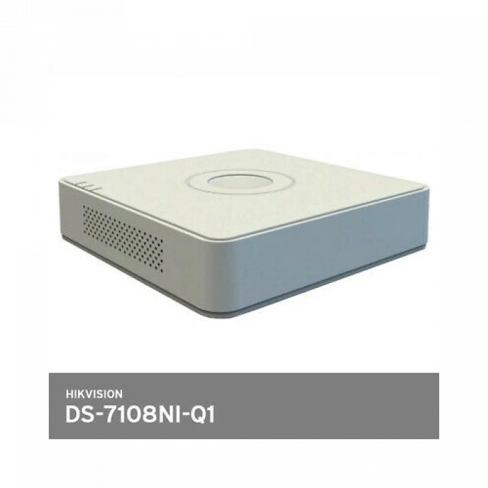 HIKVISION DS-7108NI-Q1, 8Kanal, 4Mpix, H265+, 1 HDD, UHD 1520P Kayıt, 60Mbps Bant Genişliği, NVR