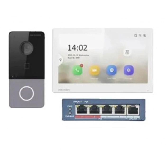 Hikvision Ds-kıs607-s İp Video İnterkom Kit