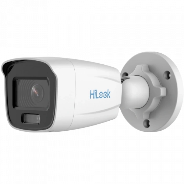 HILOOK IPC-B129H, 2Mpix, 4mm Lens, H265+, 30Mt Gece Görüşü, Color Vu Lite, PoE, Bullet, IP Kamera