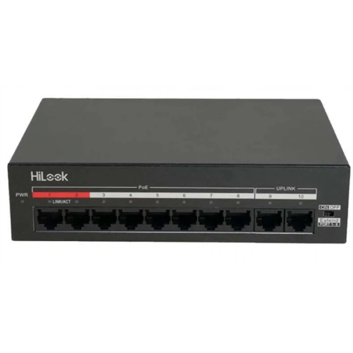 Hilook Ns-0110mp-60 8 Port Poe, 60w, +2 Port Megabit Uplink Switch