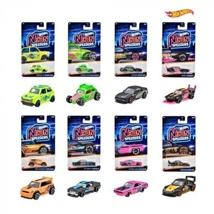 Hot Wheels Neon Yarışlar Temalı Arabalar