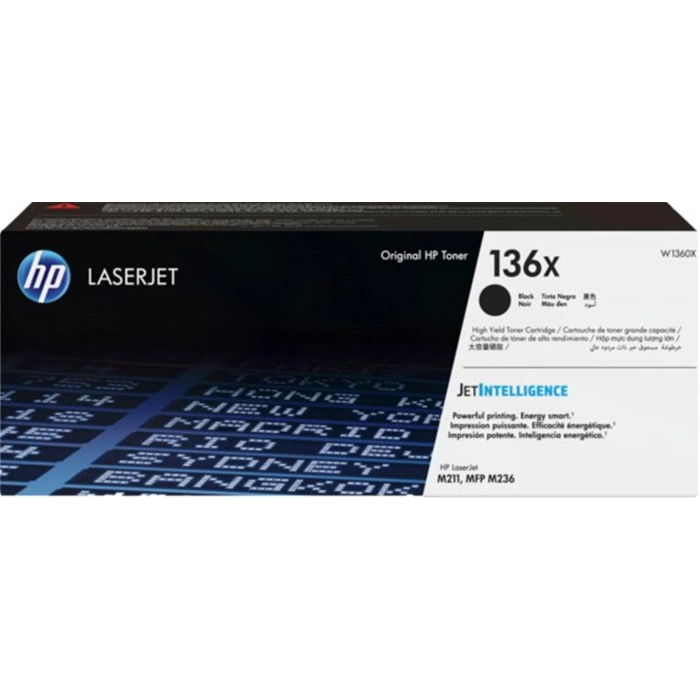 Hp 136x Black Siyah 2.600 Sayfa Toner W1360x