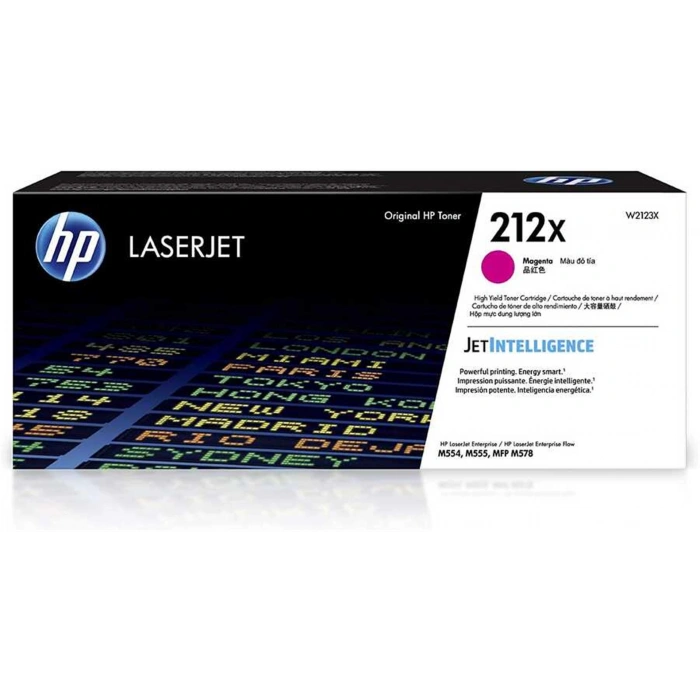 Hp 212x Magenta Kırmızı Yüksek Kapasite Toner W2123x