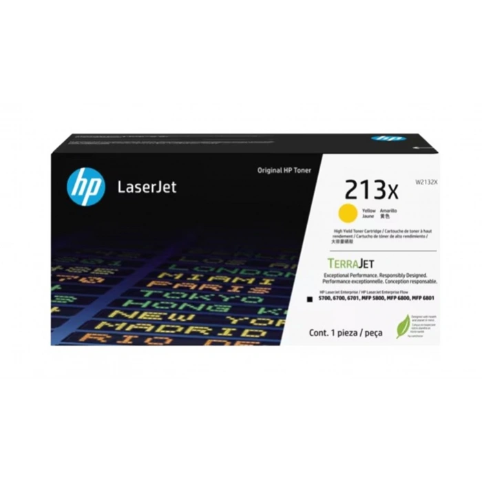Hp 213x Yellow Sarı 6.000 Sayfa Toner W2132x