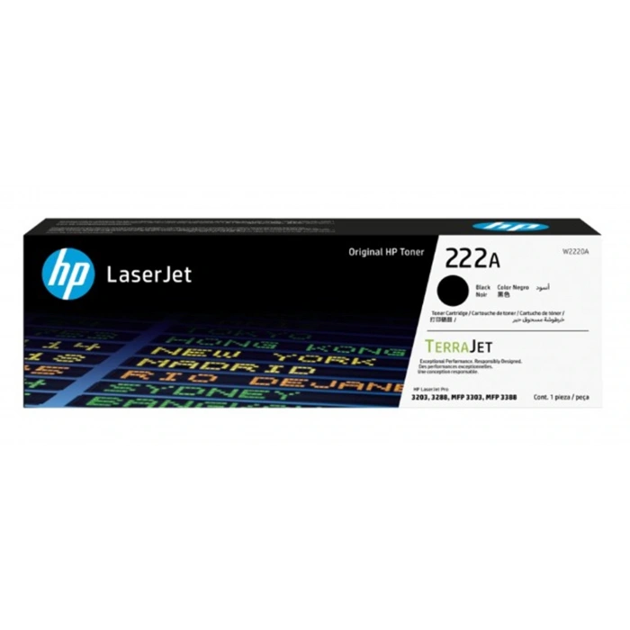 Hp 222a Black Siyah 1.300 Sayfa Toner W2220a