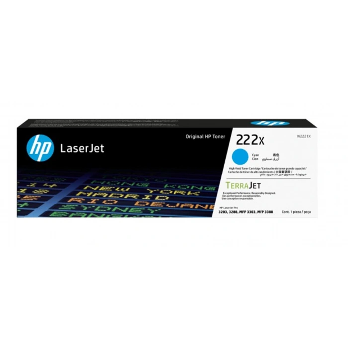 Hp 222x Cyan Mavi 2.500 Sayfa Toner W2221x