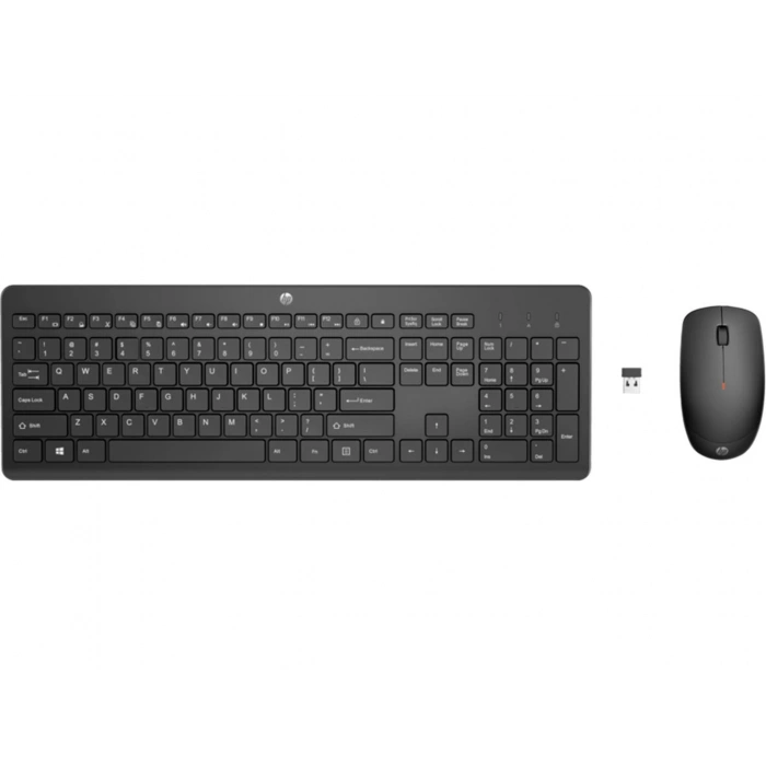 Hp 230 18h24aa Kablosuz Klavye+ Mouse Set 2.4ghz (2 X Aaa Keyboard; 1 X Aa Mouse) Siyah