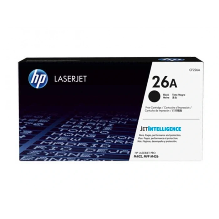 Hp 26a Black Siyah 3.100 Sayfa Toner Cf226a