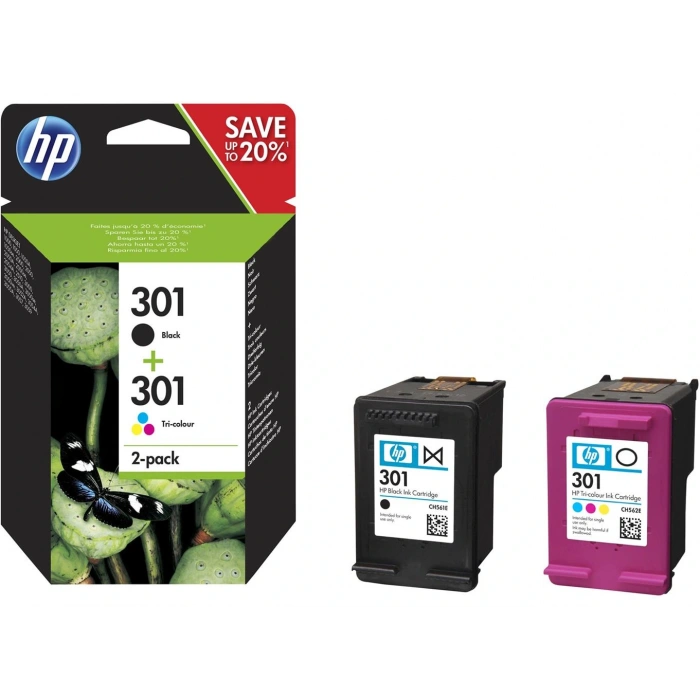 Hp 301 Black-color Siyah-renkli Multi Paket N9j72ae
