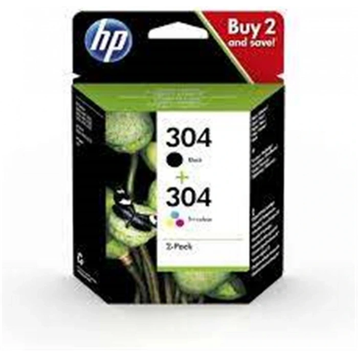 Hp 304 Black-color Siyah-renkli Multi Paket 3jb05ae