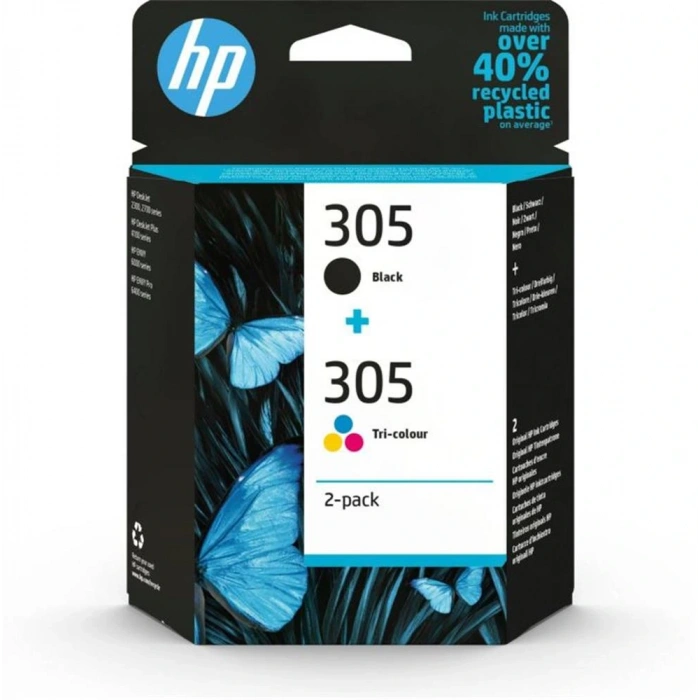 Hp 305 Black-color Siyah-renkli Multi Paket 6zd17ae