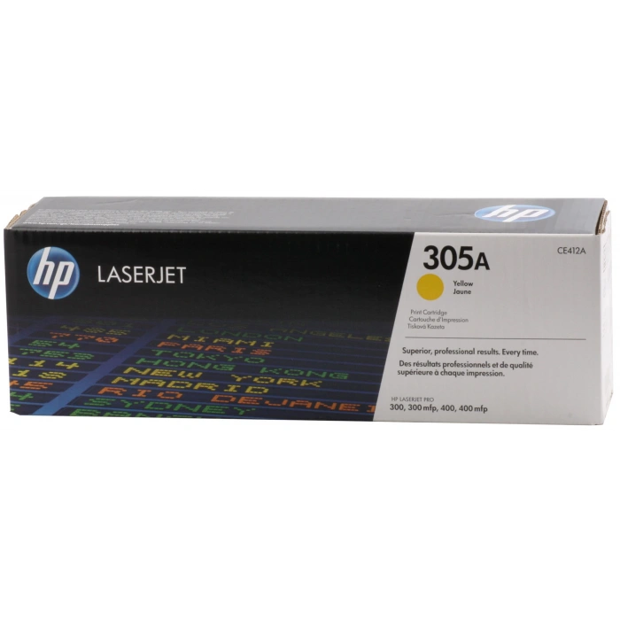 Hp 305a Yellow Sarı 2.600 Sayfa Toner Ce412a