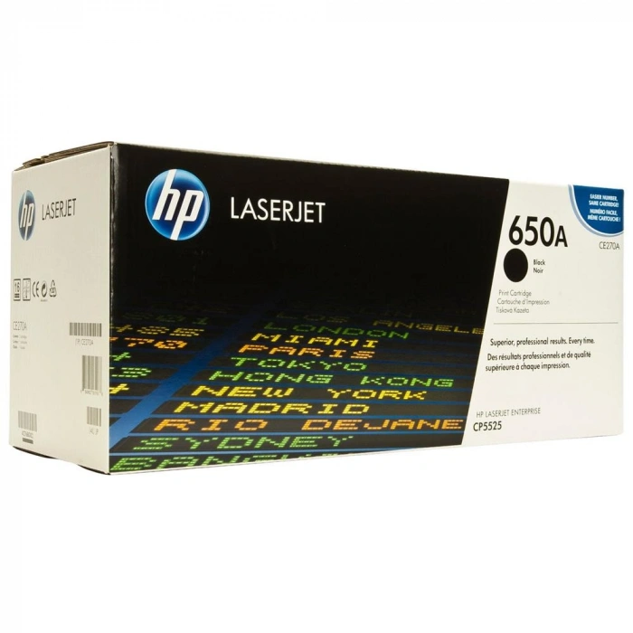 Hp 650a Black Siyah 13.000 Sayfa Toner Ce270a