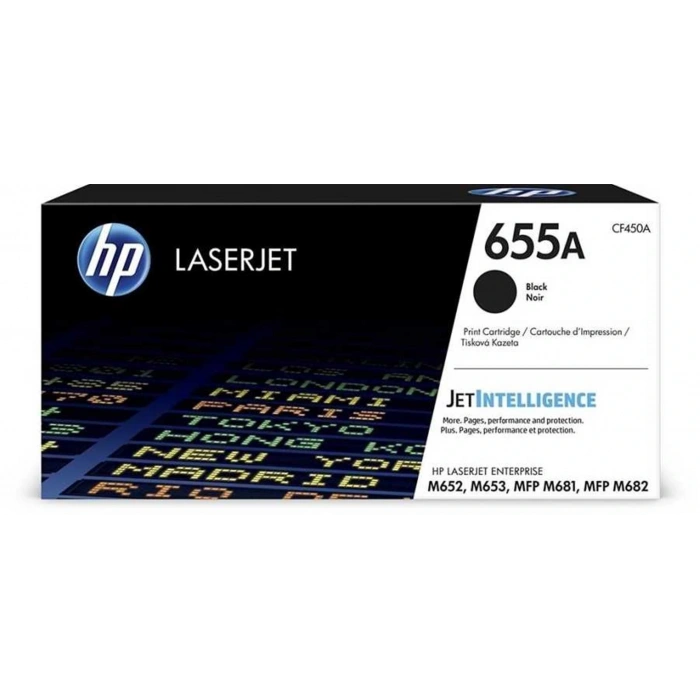 Hp 655a Black Siyah 12.500 Sayfa Toner Cf450a