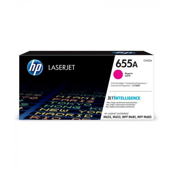 Hp 655a Magenta Kırmızı 10.500 Sayfa Toner Cf453a