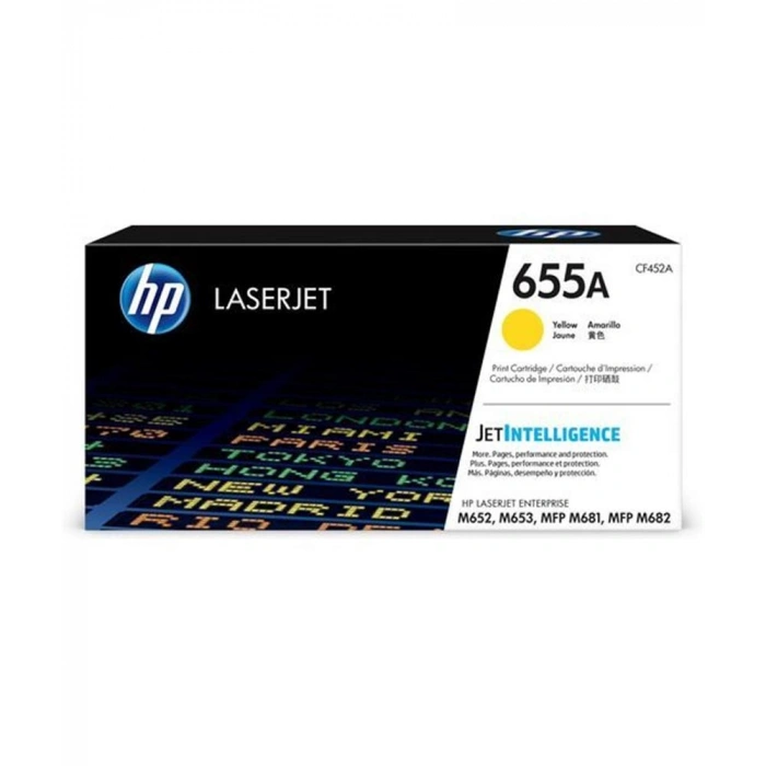 Hp 655a Yellow Sarı 10.500 Sayfa Toner Cf452a