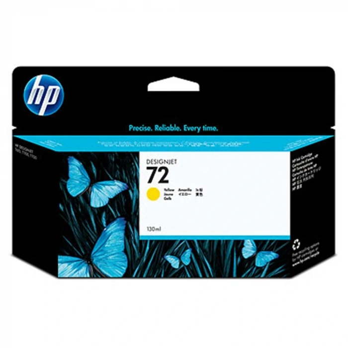 Hp 72 Yellow Sarı 130ml Plotter Kartuşu C9373a