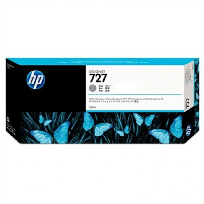 Hp 727 Gray Gri 300ml Plotter Kartuşu F9j80a