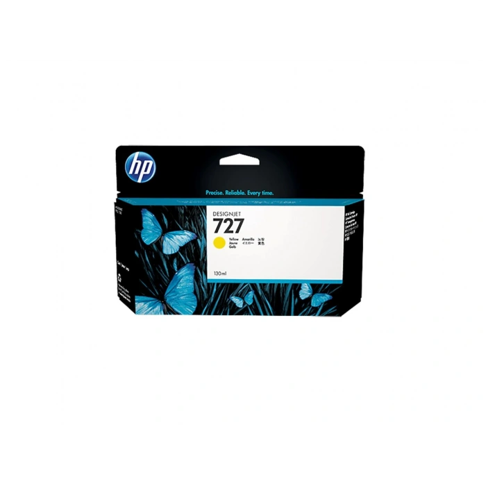 Hp 727 Yellow Sarı 130ml Plotter Kartuşu B3p21a