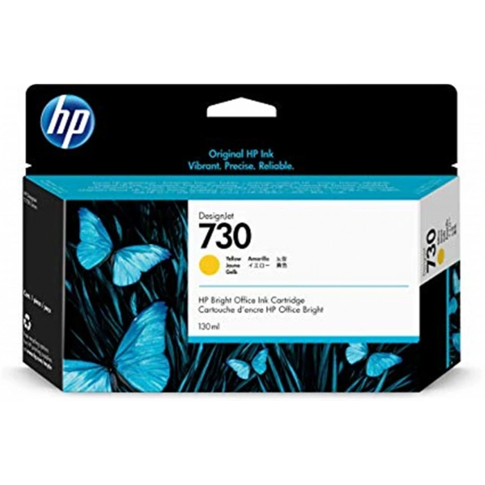 Hp 730 Yellow Sarı 130 Ml Plotter Kartuşu P2v64a