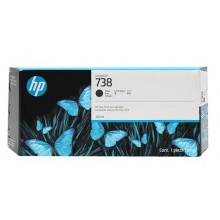 Hp 738 Black Siyah 300ml Plotter Kartuşu 498n8a