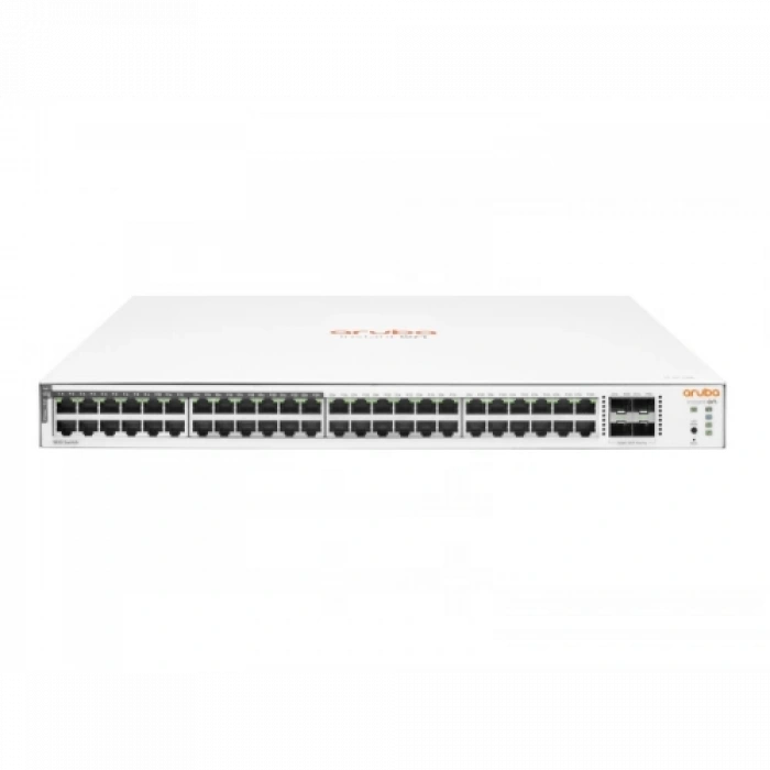 Hp Aruba Instant On, Jl815a, 1830-48g, 48port, Gigabit, 24 Port Poe 370w, 4 Port Gigabit Sfp, Yönetilebilir, Rack Mount Switch