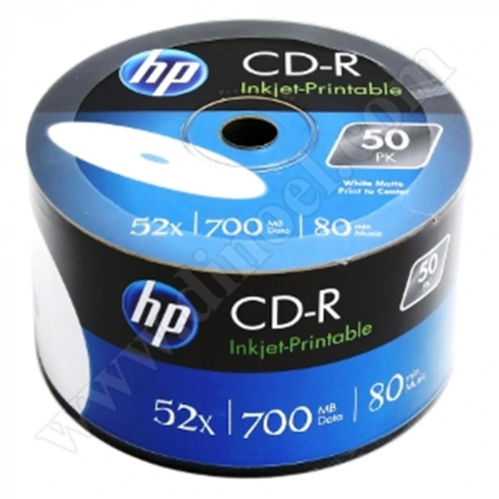 Hp Cd-r 700mb-80min Printable 50li Shrink