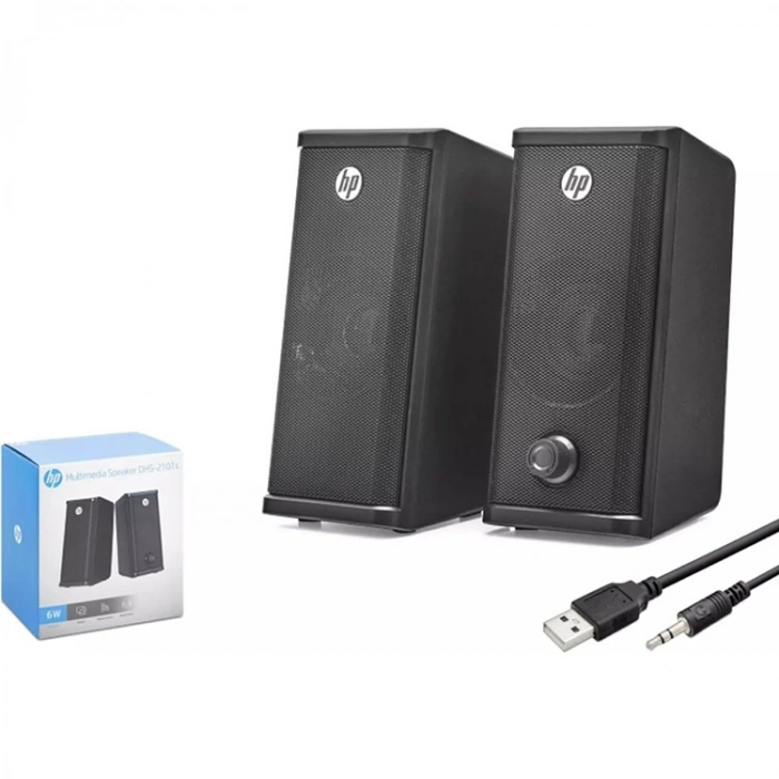 HP DHS-2101S 6W Siyah 2.0 USB Multimedya Hoparlör