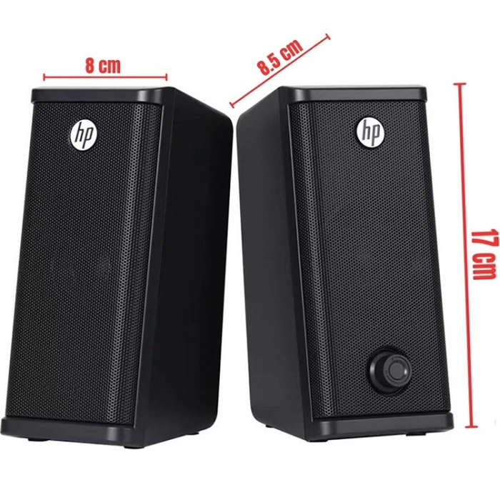 HP DHS-2101S 6W Siyah 2.0 USB Multimedya Hoparlör