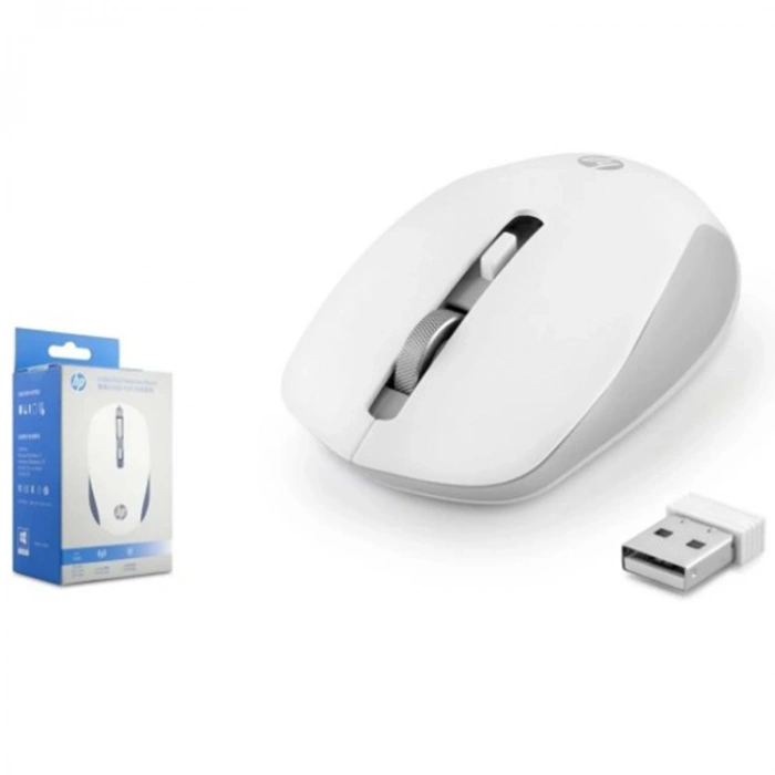HP S1000 Plus 1600 DPI 2.4GHz Kablosuz USB Optik Mouse Beyaz
