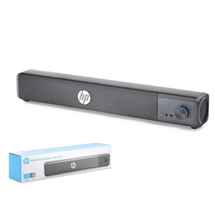 HP WS10 Pro 6W USB Multimedya Soundbar Hoparlör Kulaklık ve Mikrofon Girişli