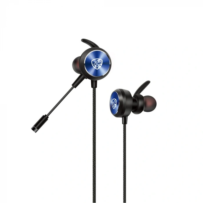 Hytech Hy-gk3 3,5 Oyuncu Esnek Mikrofonlu Mavi Kulakiçi Kulaklık