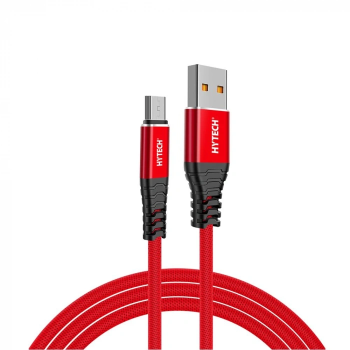 Hytech Hy-x210 3a Micro Usb 1m Kırmızı Data + Sarj Kablosu