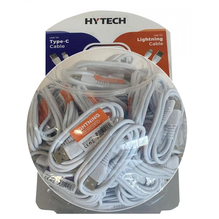 Hytech Hy-xf53 90cm 2.4a 40 Lightning + 40 Typec Şarj Kablosu 80li Fanus