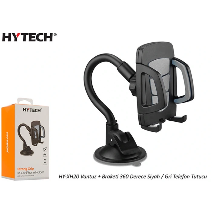Hytech Hy-xh20 Vantuz + Braketi 360 Derece Siyah-mavi Telefon Tutucu