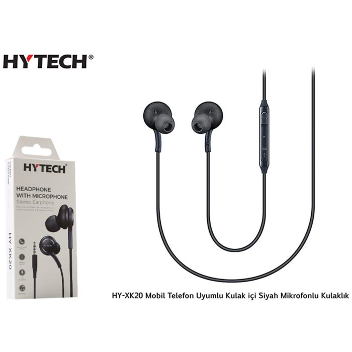 Hytech Hy-xk20 Mobil Telefon Uyumlu Kulak İçi Siyah Kulaklık