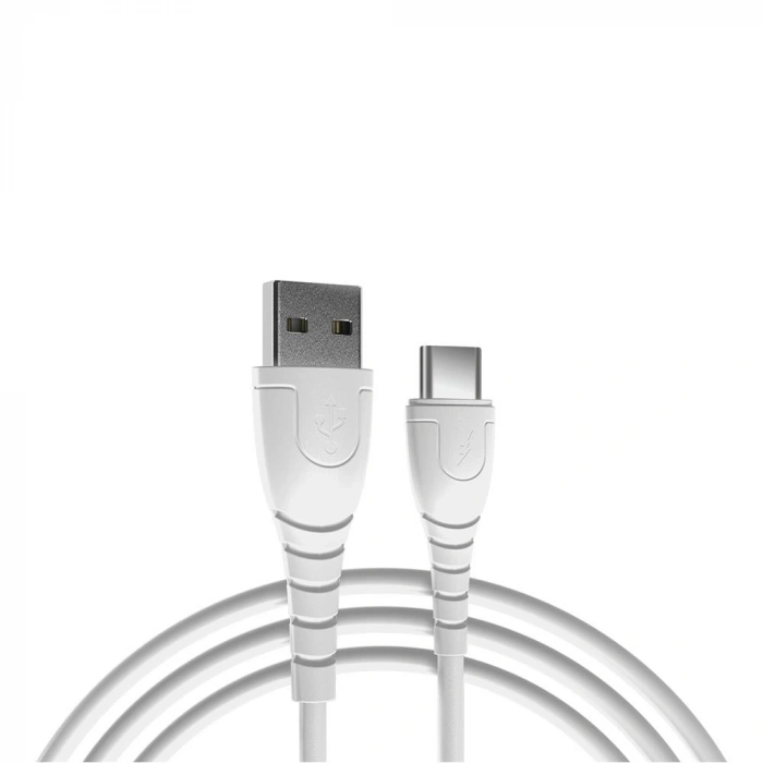 Hytech Hy-xtk30 2.4a Type-c 90cm Beyaz Hızlı Şarj Kablosu