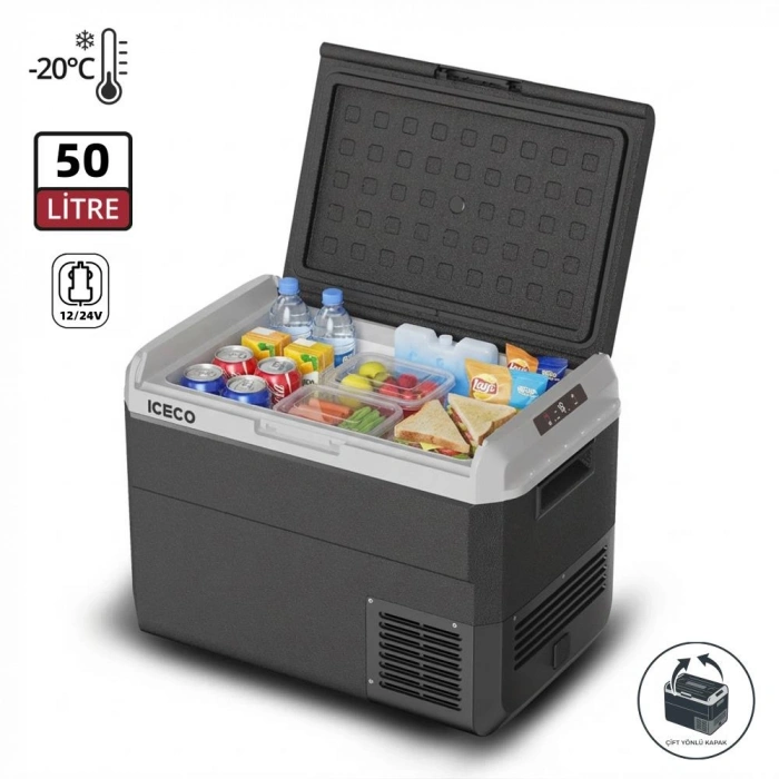 Iceco Mcd50d 12/24volt 50 Litre Kompresörlü Outdoor Oto Buzdolabı