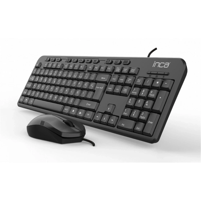 Inca Imk-375t Wired Multimedia Q Klavye&mouse Set 1000dpı (kablo Uzunluğu 1,45mt)