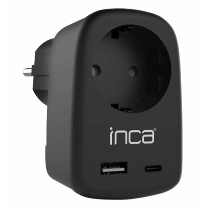 Inca Ipw-42sy Type-c+ Usb-a Giriş Soketli Duvar Prizi