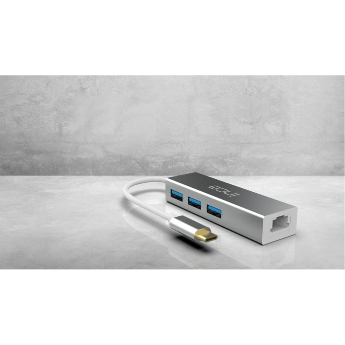 Inca Itpc-3t Usb C Usb 3.0+ Rj45 Ethernet Çoklayıcı