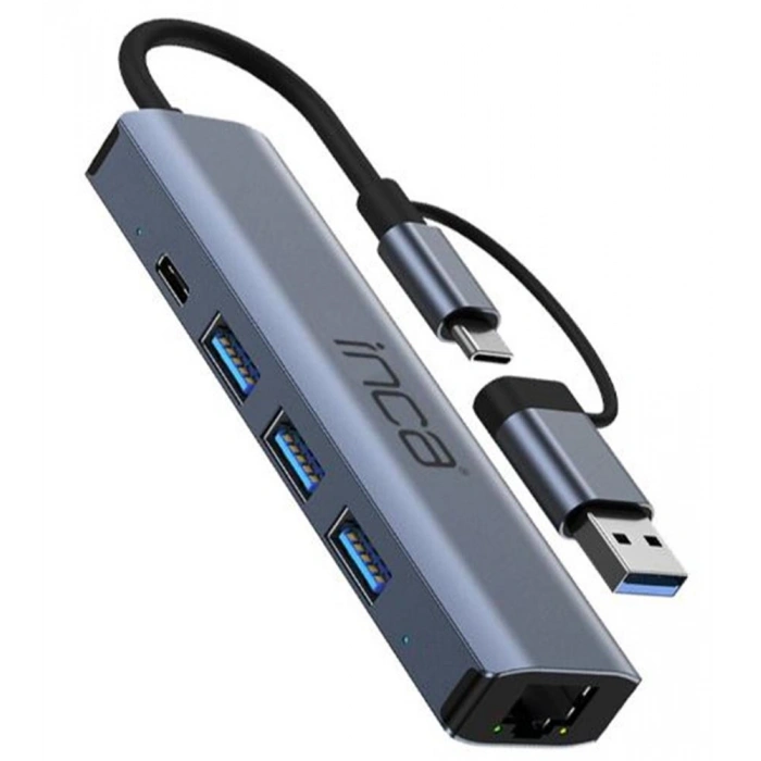 Inca Iutp-5t 5 Gbps Usb 3.0 Port Usb 2.0-1.1 Çoklayıcı