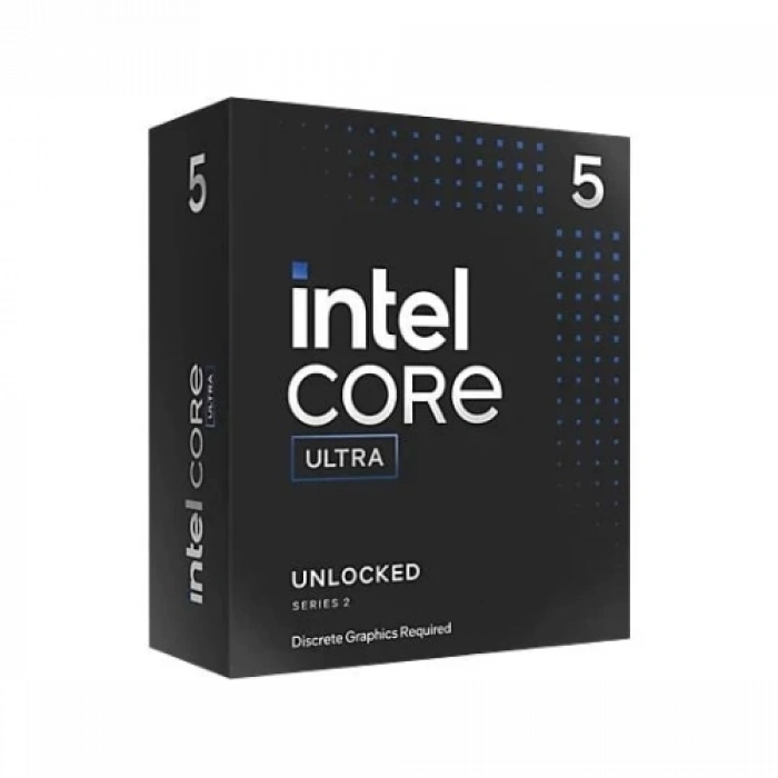 INTEL Core Ultra 5-245KF, 14 Core, 4.2Ghz, 24Mb, 125W, LGA1851, 15.Nesil, BOX, (Dahili Grafik YOK, Fan YOK)