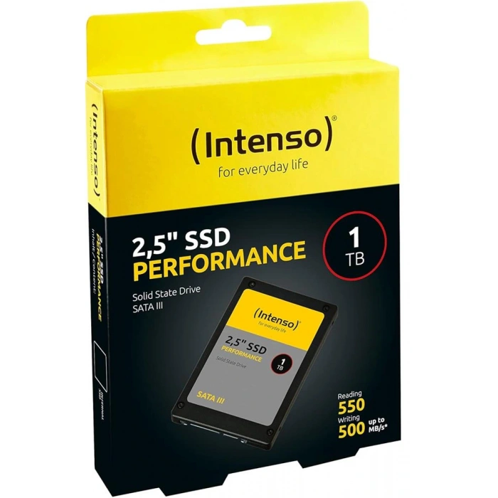 Intenso 1tb Performance 3814460 550-500 Mb-s 2.5 Sata3 Ssd Disk