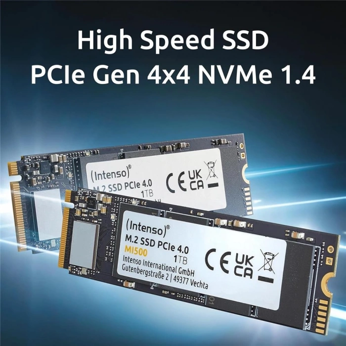 Intenso 500gb Mı500 Gen.4x4 Nvme 1.4 Ssd 5300mb-4000mb-s Ssd Harddisk