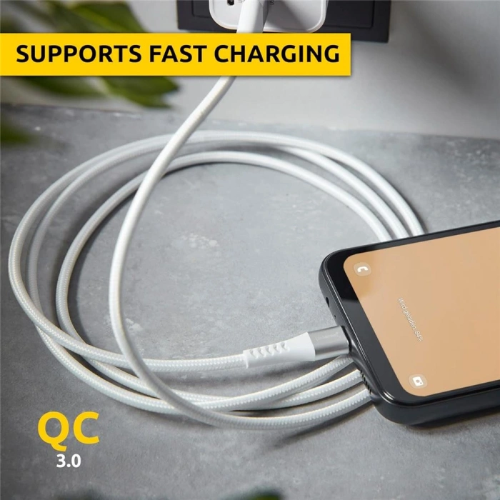 Intenso 7901102 Usb-cable A315c 60w-1,5m White Beyaz Şarj Ve Data Kablosu